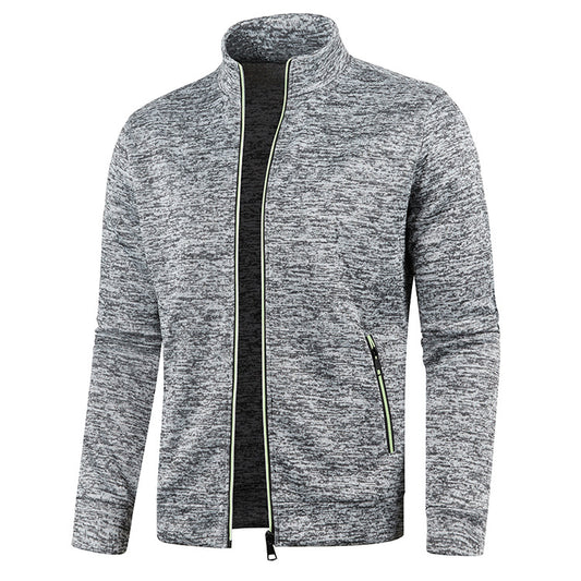 Gilet zippé long homme gris